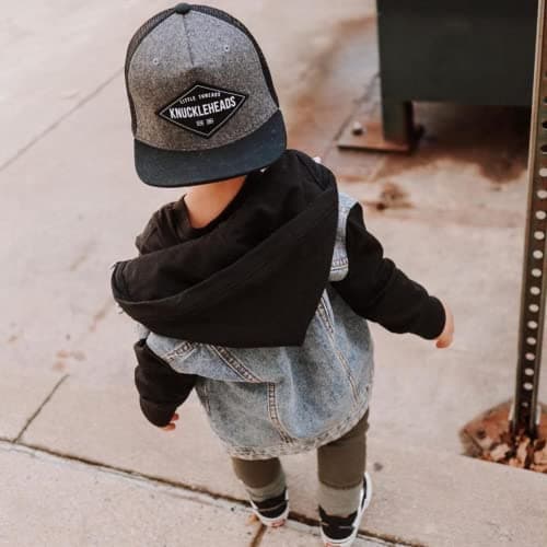 Baby Hats - Baseball Hat, Newborn Youth Flat Brim Mesh Trucker Surf Skate Bubba Bro Fitted Beach Cap Gorros para Bebes thumbnail 2