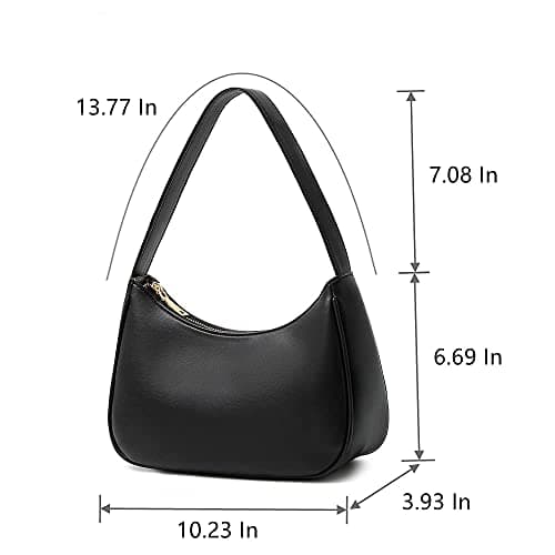 CYHTWSDJ Shoulder Bags for Women, Cute Hobo Tote Handbag Mini Clutch Purse with Zipper Closure thumbnail 2