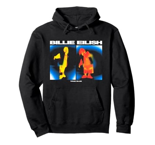 Official Billie Eilish True Blue Pullover Hoodie - Image 1