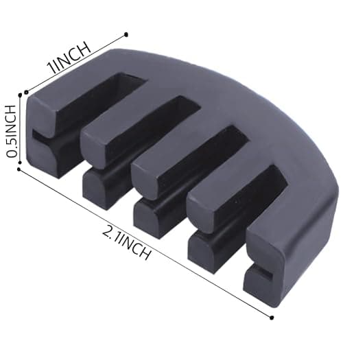 Rubber Violin Practice Mute, Claw Style & Round Tourte Style Mute for Violin, Practice Silencer Viola Violin Mute thumbnail 2