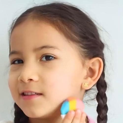 Luna Star Klee Kids Play Makeup Kit. Gentle and Non-Toxic. Kid-Friendly. Made in USA. (Berry Icing Fairy) thumbnail 8