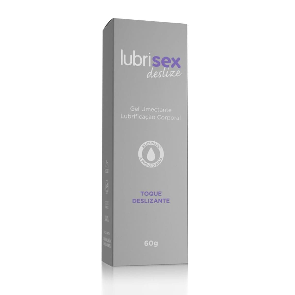 Lubrisex Deslize 60g A Sós Gel Umectante Corporal Siliconado A Prova D'Água thumbnail 3