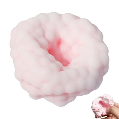 Soft Crunchy Stress Ball with Texture Bumps, Crunchy Squishys, Sensory Stress Relief Toy for Adults, Slow Rising Sensory Squeeze Balls, for Daily Use Offices Desk and Birthday Gifts (Pk) - Image 1