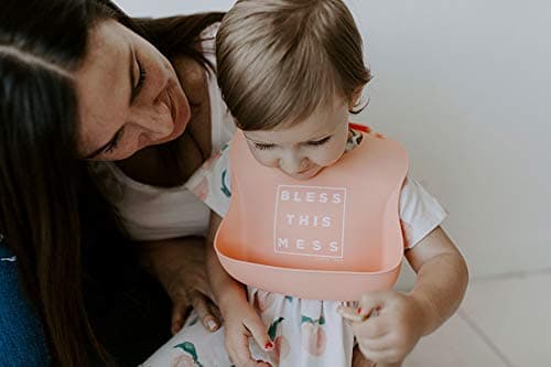 Simka Rose Silicone Bibs for Babies & Toddlers Soft Silicone Baby Bib for Girls&Boys Adjustable Silicone Baby Bibs with Pouch thumbnail 8