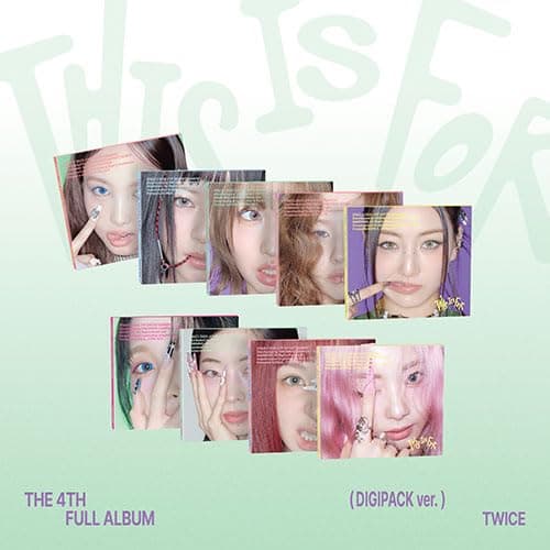 TWICE - 4TH FULL ALBUM [THIS IS FOR] (DIGIPACK ver.)(NAYEON COVER) 1ea + Official Exclusive Photocard 1ea (BDM)(NAYEON) thumbnail 2