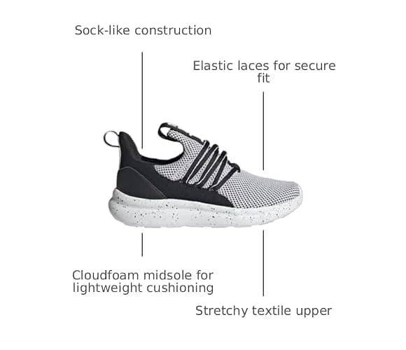 Adidas Unisex-Child Lite Racer Adapt 7.0 Sneaker thumbnail 2
