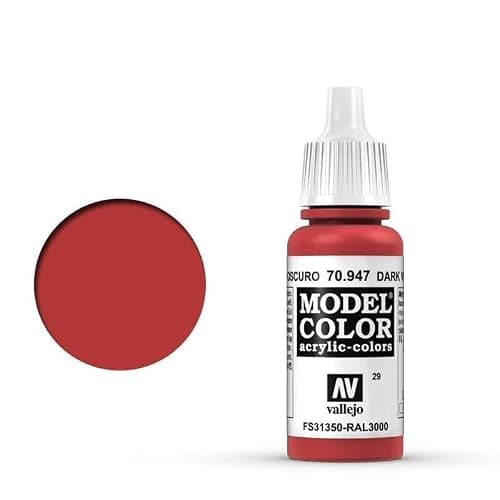Vallejo Acrylic Paint, Vermillion, Red, VJ70947, 0.57 Fl Oz (Pack of 1) thumbnail 2