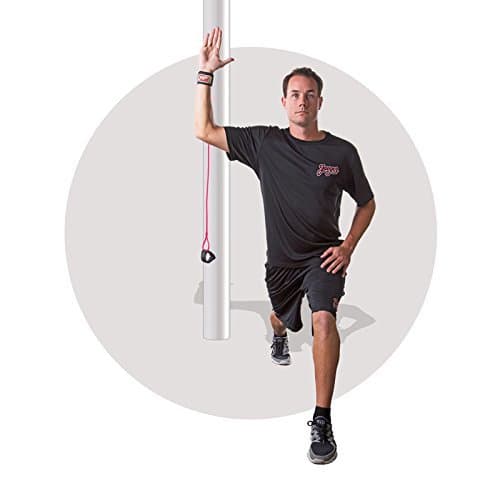 Jaeger J-Bands Resistance Bands for Pitchers. Baseball & Softball Pitching Trainer and Arm Trainer. Pitching Bands for Throwing. Training Equipment with Laminated Instruction Sheet - Regular - (Ages 13 & Above) - Elite - White/Blue thumbnail 4