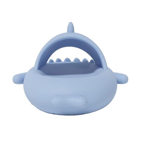 welltree Shark Slides for Women and Men Novelty Pillow Slippers Open Toe Shark Sandals Cushioned Cloud Slides thumbnail 3