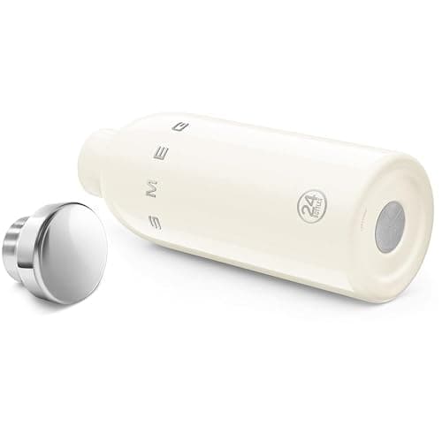 Smeg x 24Bottles Clima Bottle, Borraccia Termica 500 ml WBF01CR, in Acciaio Inox Alimentare 18/8, Isolamento Doppia Parete e Chiusura Ermetica, 24h Freddo e 12h Caldo, Panna thumbnail 5