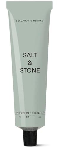 Salt & Stone Hand Cream for Women & Men | Bergamot & Hinoki | Hydrates, Nourishes & Softens Skin | Restores Dry Cracked Hands | Fast-Absorbing | Cruelty-Free & Vegan (2 fl oz) - Image 1