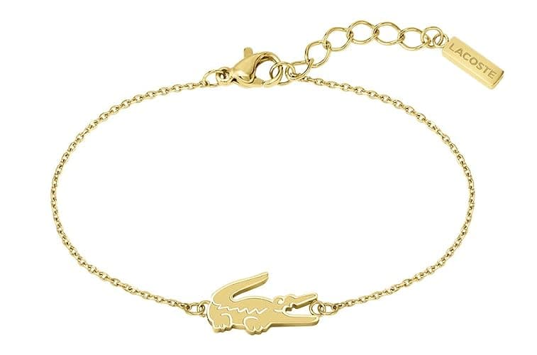 Lacoste Crocodile Chain Bracelet for Women - Stainless Steel Jewelry, Adjustable - Chic Collection, Fashion Accessory - Gift for Her thumbnail 3