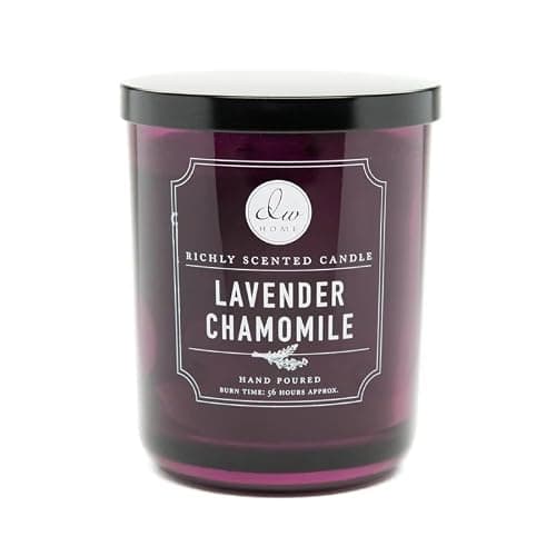 DW Home Lavender Chamomile Scented Candle for Home, 15 oz, Large Double Wick Candle Jar, Up to 56H Burn Time, Luxury Scented Candle for Relaxation, Gifting, Home Decor thumbnail 3