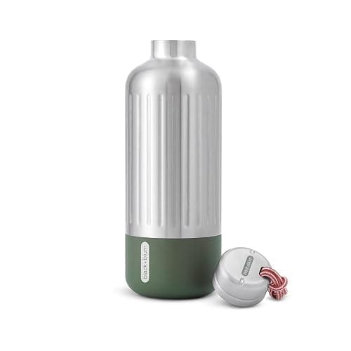 Black+Blum Explorer Insulated Bottle - Stainless Steel Leak Proof Water Bottle with Carry Loop - BPA Free Drinks Bottle for Hot or Cold Drinks, Hiking and Gym - Olive, Large 850ml thumbnail 6