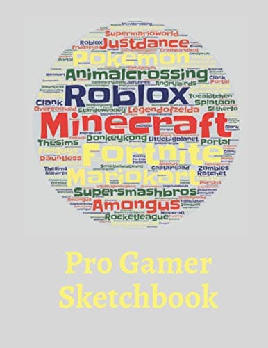 Pro Gamer Sketchbook: 100-page video game sketchbook for kids and teens - Image 1