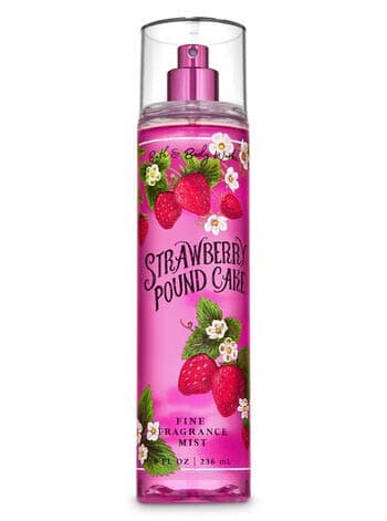 Bath and Body Works - Strawberry Pound Cake - Daily Trio - Shower Gel, Fine Fragrance Mist & Super Smooth Body Lotion- New 2020 thumbnail 3
