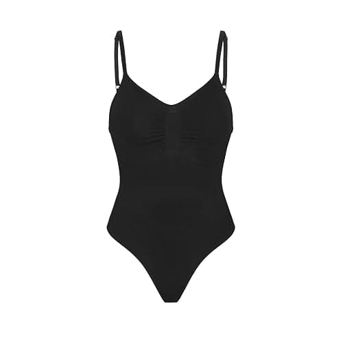 creamy fabrics Damen Figurformender Shapewear Bodysuit mit Slip-Rückenteil – Starke Kompression für Bauch & Taille – Nahtloser Body mit Po-Lifting & Verstellbaren Trägern thumbnail 2
