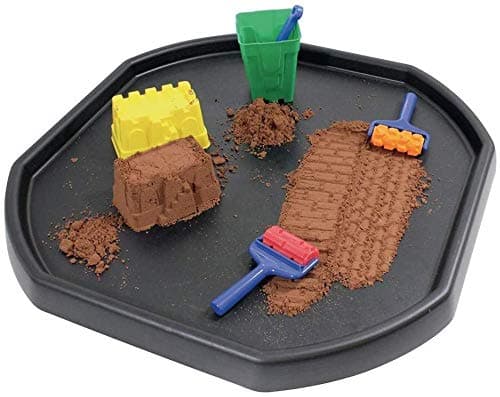 Easy Shopping® Children Kids Colour Small Mixing Tray Plastic for Playing Toy Sand Pool Pit Water Game Garden Beach MADE IN UK (Black) thumbnail 7