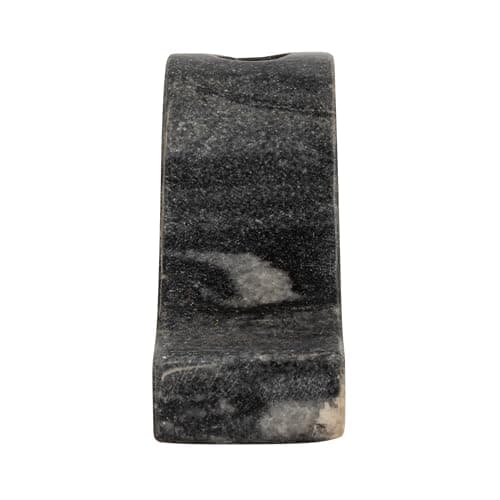Bloomingville Marble Wave Double Taper Candle Holder, Grey thumbnail 7
