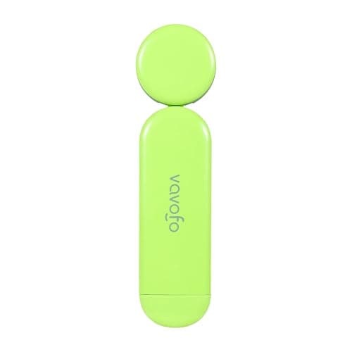 VAVOFO USB Rechargeable Book Light, Blue Light Blocking, Amber Light Clip On Bookmark Shaped Reading Light, Eye Care 6 LEDs Book Light for Bookworms Reading in Bed with 9 Lighting Modes (Neon Green) - Image 1