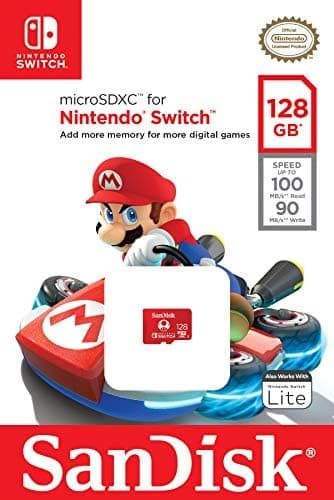 SanDisk 128GB microSDXC card for Nintendo Switch consoles, Nintendo Licensed Product, up to 100 MB/s, more place for games, UHS-I, Class 10, U3, Super Mario Super Mushroom - 128GB - Super Mario Super Mushroom thumbnail 7