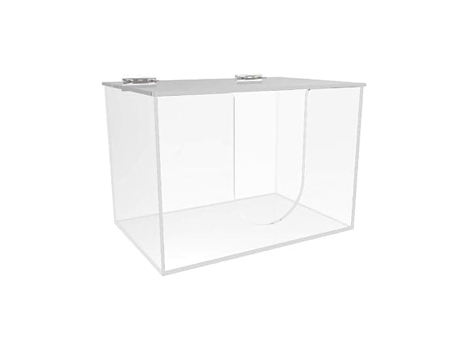 FixtureDisplays® W8.7 x D5.8 x H6.0 Multi-Purpose Clear Acrylic Dispenser Storage Box 10065-NF thumbnail 3