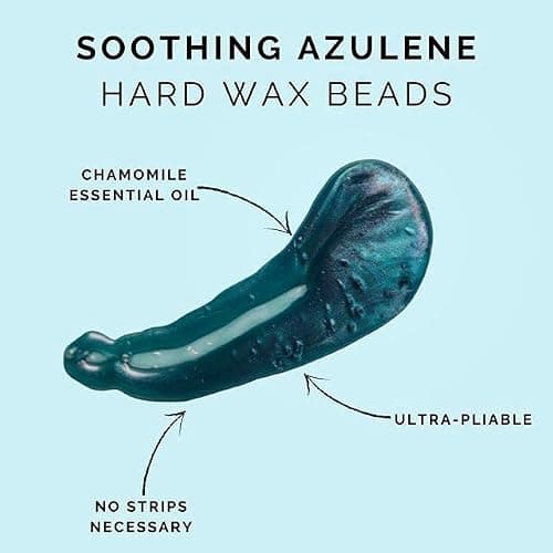 GiGi Soothing Azulene Hard Wax Beads, Gentle Formula for Sensitive Skin, No Strips Needed for Full Body & Face Waxing, 32 oz, 1-pack thumbnail 3