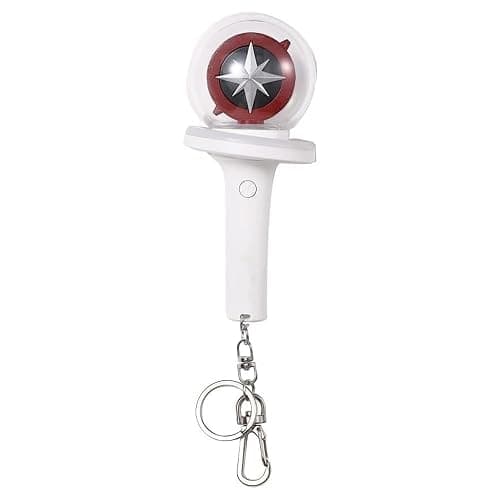 NIUVOO Kpop Stray Kids Light Stick Ver 2 Schlüsselanhänger Konzertfan Geschenk SKZ Goods Frauen Handtasche Geldbörse beleuchteter Schlüsselanhänger Batterie nicht im Lieferumfang enthalten, einfarbig - Image 1