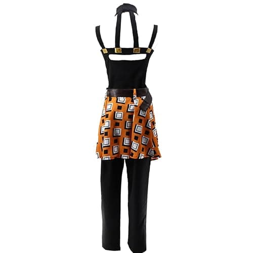 TFRVMA Narancia Ghirga Costume Black Outfit Shirt Pants Full Set Women thumbnail 3