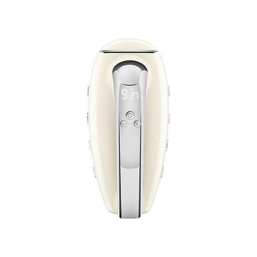 Smeg, Sbattitore Elettrico HMF01CREU, 9 Livelli di Velocità, Funzione Turbo, Sistema di Avvio Smooth Start, 4 Fruste, 2 Ganci Impastatori e Avvolgicavo in Dotazione, 250W, Crema thumbnail 4