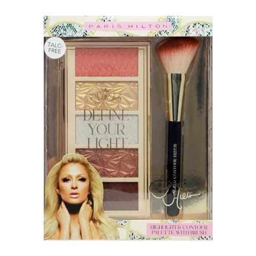 Paris Hilton Define Your Light Face Palette – Highlighter, Blush, Bronzer & Waterproof Contour – All-In-One Sculpting Kit with Makeup Brush – Glowing & Radiant Finish – Suitable for All Skin Type –1pc thumbnail 9