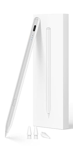 Stylus Pen for iPad (2018-2026), USB-C Fast Charging Pencil, Pixel-Perfect Tilt Sensitivity for Apple iPad 11/10/9/8/7/6/A16, iPad Mini 7/6/5, Air M4/M3/M2 11"/13"/5/4/3, iPad Pro M5/M4 13"/12.9″/11″ - Image 1