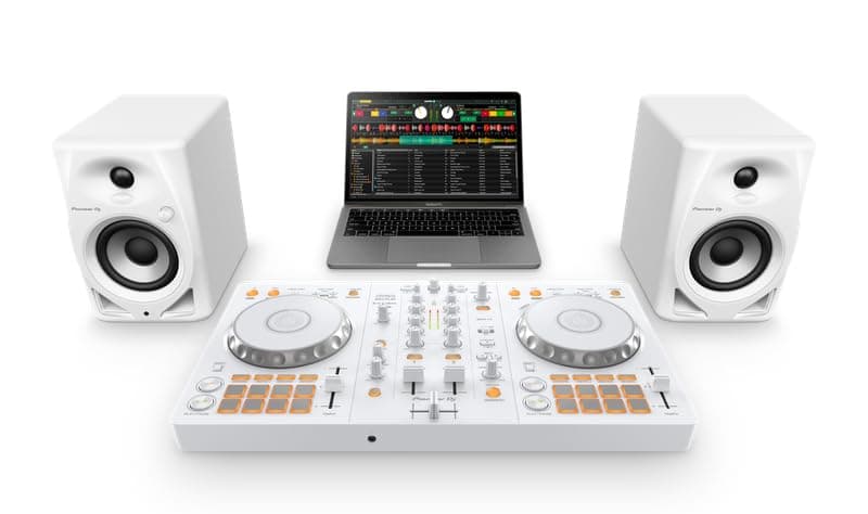 Pioneer DJ DDJ-FLX4 Contrôleur DJ à 2 jeux et Serato – Blanc, édition limitée thumbnail 7