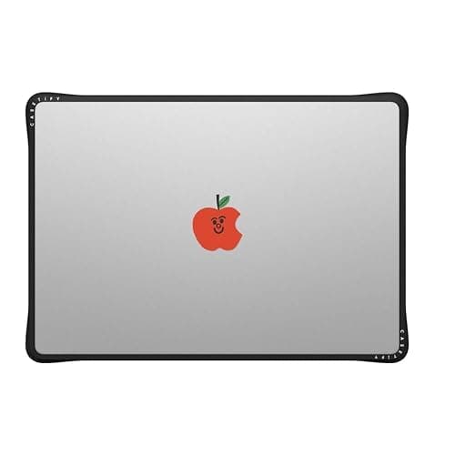 CASETiFY Impact MacBook Air 15" (M2-M5) Case [Cushioned Impact Corners/Scratch-Resistant/Anti-Slip Grip] - Apple MacBook Case - Clear Black - Image 1