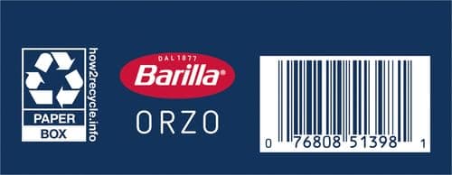 Barilla Orzo Pasta, 16 oz. Box - Non-GMO Pasta Made with Durum Wheat Semolina - Kosher Certified Pasta (Pack of 4) thumbnail 11