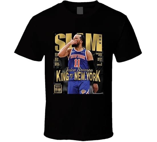 Jalen Brunson King Slam Cover T Shirt - Image 1