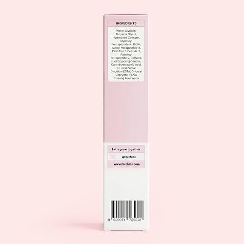ForChics Eyebrow Serum – Sparse to Full Brows in 2 Weeks – Prostaglandin-Free and Hormone-Free Formula – Peptides + Biotin + Natural Extracts – Vegan and Cruelty-Free – 3ml thumbnail 9