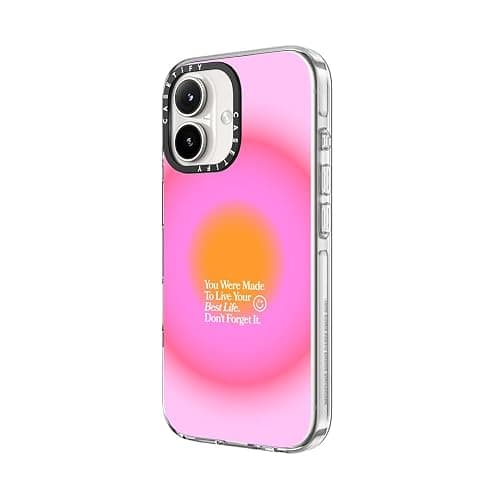 CASETiFY Clear iPhone 16 Case [Not Yellowing / 6.6 ft. 3X Military Grade Drop Protection/Magsafe] - Made to Live Your Best Life - Clear thumbnail 6