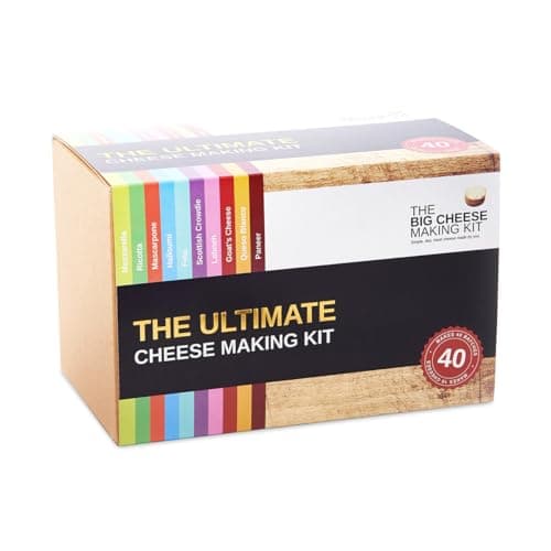 The Ultimate Cheese Making Kit | Make 10 Easy Vegetarian and Gluten-Free Cheeses For All Occasions | Fast, Fresh Homemade Cheese | Includes A Recipe Book and Ingredients, 32oz - Image 1