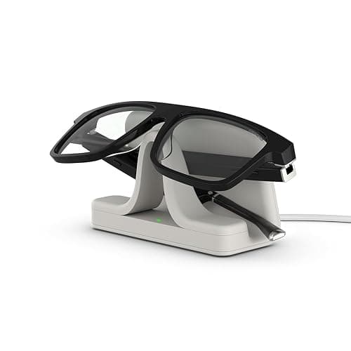 Carrera Smart Glasses with Alexa (newest model), Smart audio glasses, Sprinter black frames with blue light filtering lenses, Square thumbnail 3
