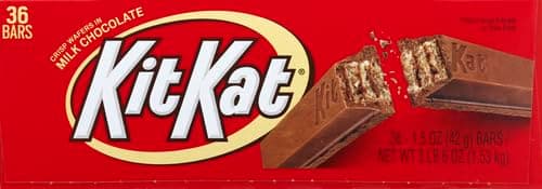 KIT KAT Milk Chocolate Wafer Candy Bars, 1.5 oz (Pack of 72) thumbnail 6