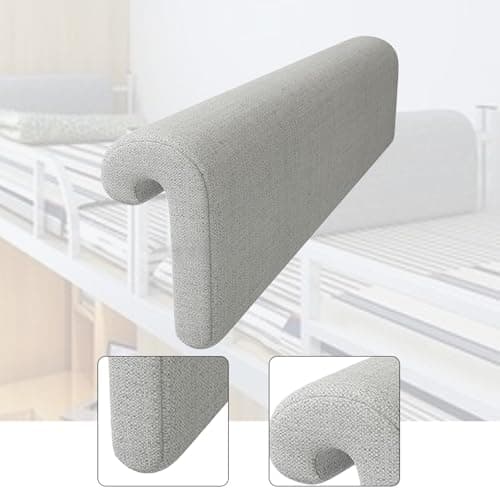 Yqqhrbm Bed Headboard Pillow Hanging Upholstered Back Cushion Removable Cover Linen Sponge Ergonomic Support Furniture Protection Suitable for Bedroom Dorm Ro, Light Gray, as described : Amazon.com.au: Home thumbnail 8