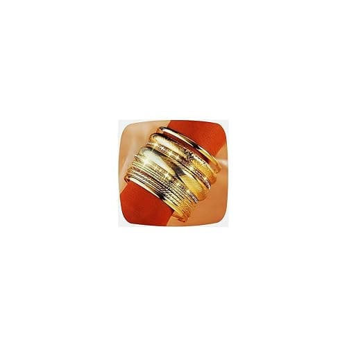 ANYILVTULI Gold Bangle Bracelets for Women Gold Bangles Indian Jewelry Fashion Disco Bangle Bracelets Gold Bracelet Set - Image 1