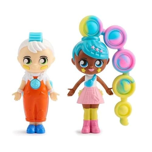 Fashion Fidgets Sensory Toy Dolls – Push Pop Fidget Toy Includes 1 Mystery Doll – Anxiety and Stress Relief for Kids thumbnail 2