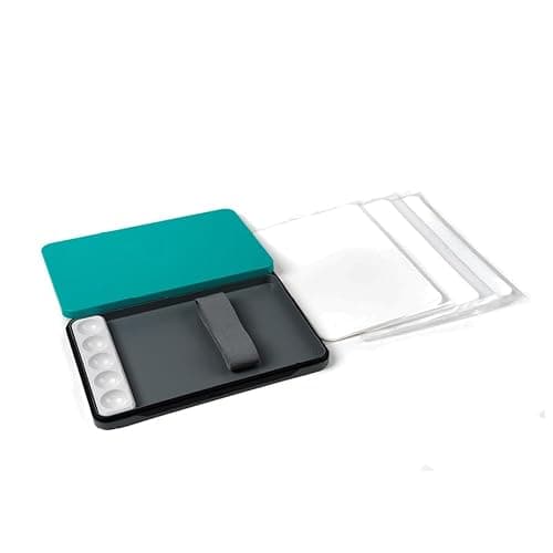 Vallejo - Wet Palette Pro Pinter Size for Miniature and Acrylic Painting Bundle, Includes 2 Hydration Sponge, 30 Moisture Paper and a Well Palette - Keeps Your Acrylic Paint Wet thumbnail 2