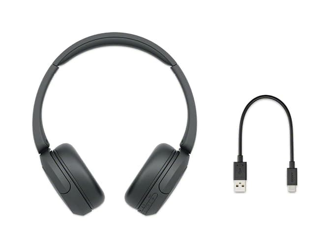 Sony WH-CH520 Wireless Headphones Bluetooth On-Ear Headset with Microphone and up to 50 Hours Battery Life with Quick Charging, Black thumbnail 6