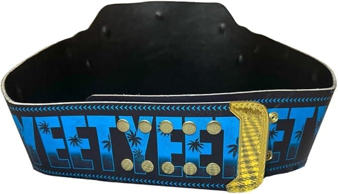 Yeet Heavyweight Wrestling Championship Title Belt Replica - Adult Size - 2mm - 52 Inches Length thumbnail 7