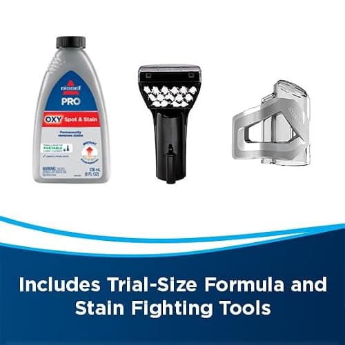 Bissell - Portable Carpet Cleaner - SpotClean ProHeat - For carpet and upholstery - Tough Stain and 3-in-1 Stair Tool and - HydroRinse Self-Cleaning thumbnail 5