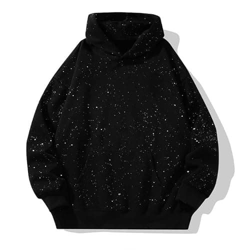 MCILLO Glitter Hoodies for Women 2025 Sparkle Long Sleeve Y2K Hoodie with Pockets Clubwear Hooded Sweatshirt Women Pullover thumbnail 2