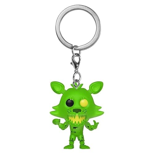 Funko Pop Keychain: Five Nights at Freddy's - Radioactive Foxy - FNAF Novelty Keyring - Collectable Mini Figure - Stocking Filler - Gift Idea - Official Merchandise - Video Games Fans - Image 1